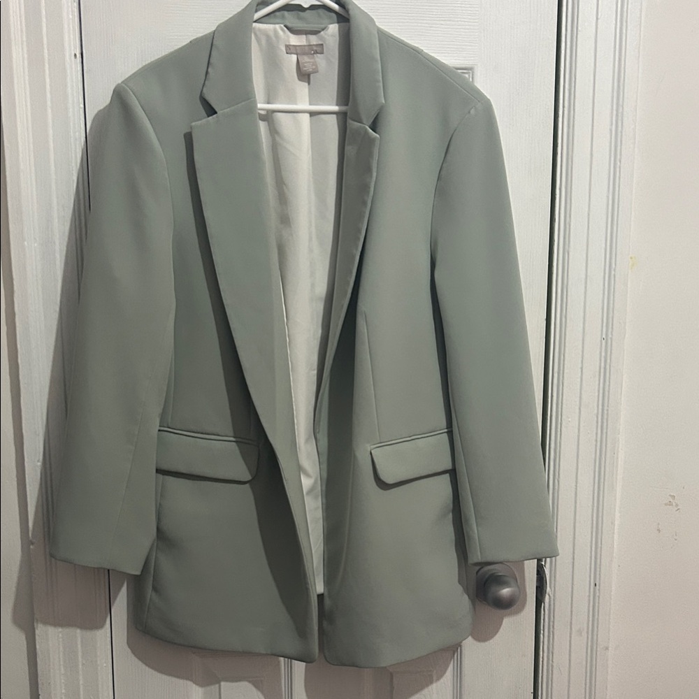 H&M Sage Green Women's Suit Jacket